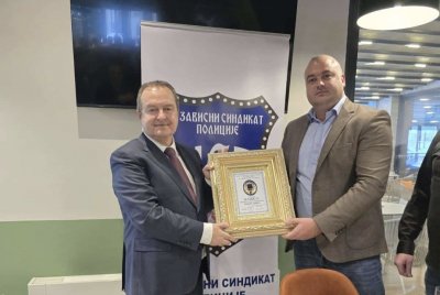 МИНИСТАР ДАЧИЋ ПОСЕТИО УЧЕСНИКЕ "СУСРЕТА СИНДИКАТА ПОЛИЦИЈЕ РЕГИОНА-ЗЛАТИБОР 2024"